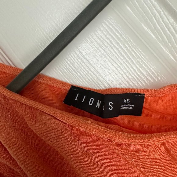 Orange Mini Bodycon Dress - Picture 7 of 7